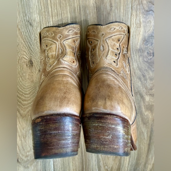 Bed|Stu Filly II Cobble Series Women’s Leather Western Ankle Boots Size 8.5 - Picture 7 of 8